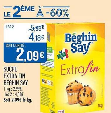 Sucre Extra Fin BÉghin Say