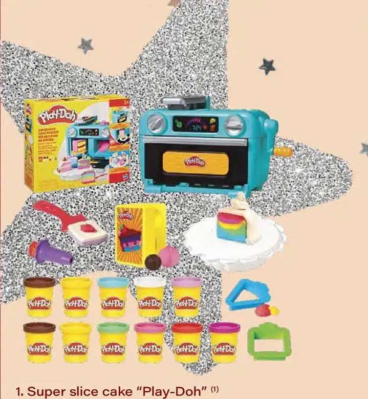 Super slice cake "Play-Doh"