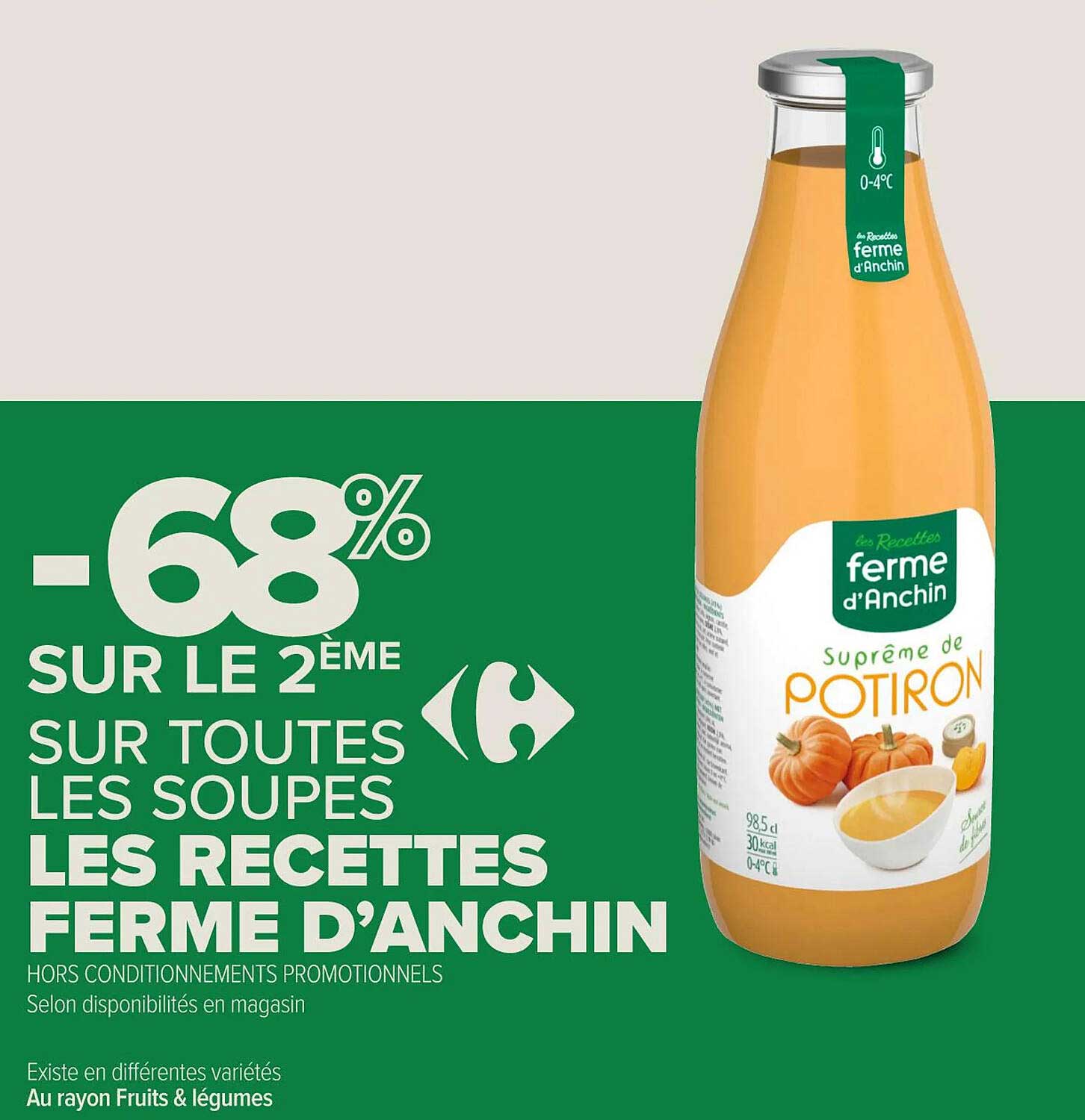 Suprem de Potiron -68% sur le 2ème