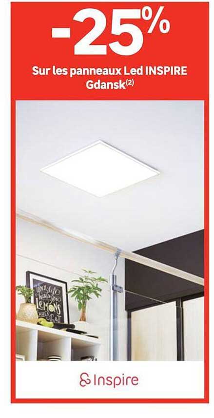 Sur les panneaux Led INSPIRE Gdansk