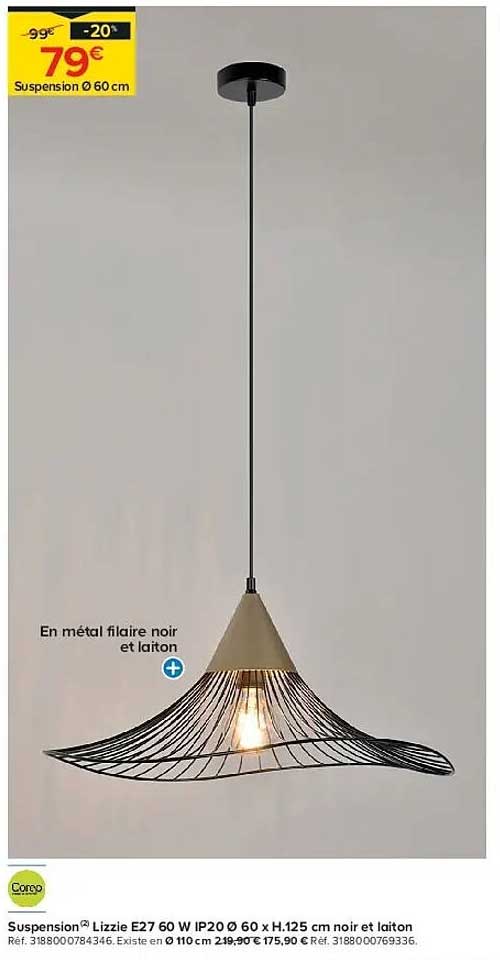 Suspension Ø 60 cm