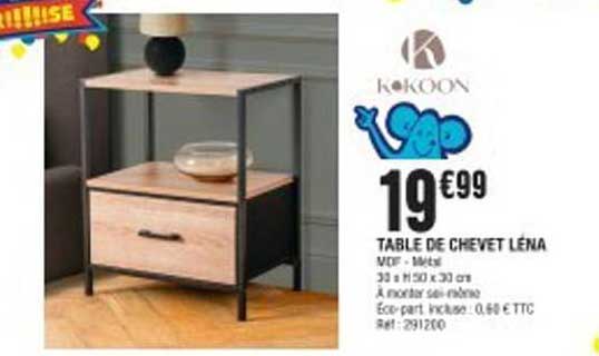 TABLE DE CHEVET LÉNA