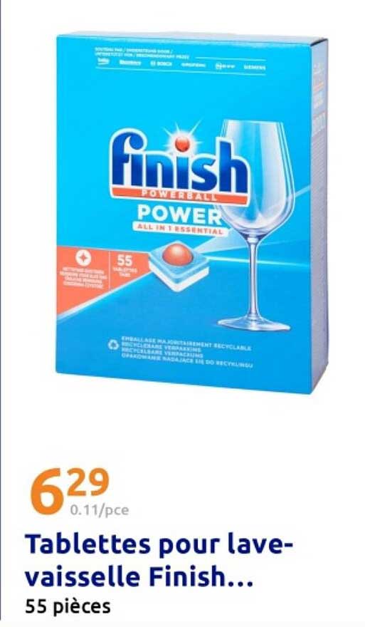 Tablettes pour lave-vaisselle Finish...