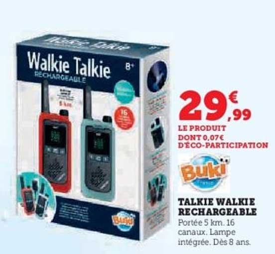 TALKIE WALKIE RECHARGEABLE