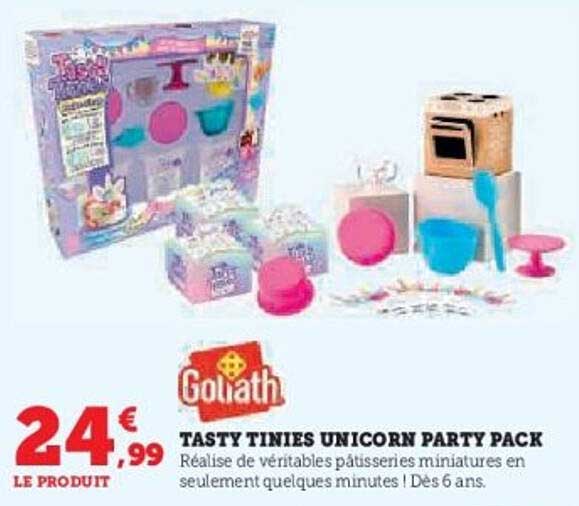 TASTY TINIES UNICORN PARTY PACK