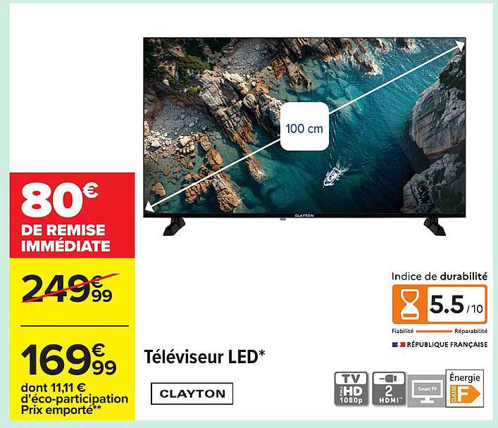 Téléviseur LED*