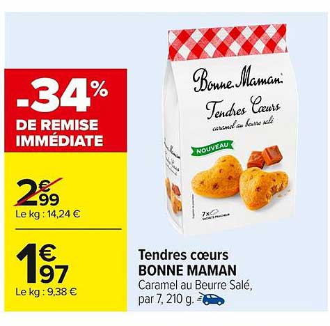 Tendres cœurs BONNE MAMAN