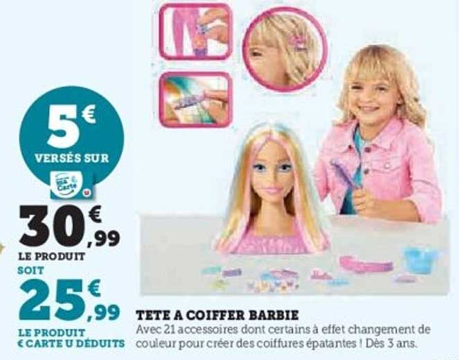 TETE A COIFFER BARBIE