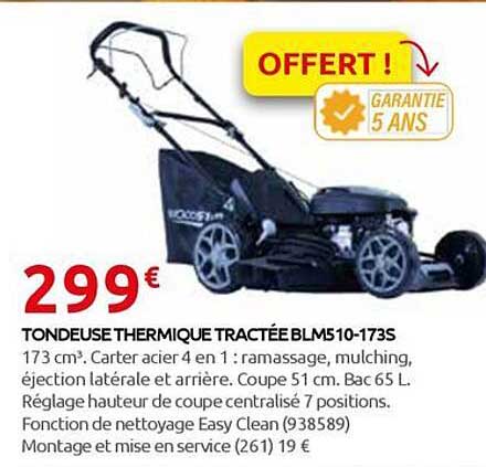 TONDEUSE THERMIQUE TRACTÉE BLM510-173S