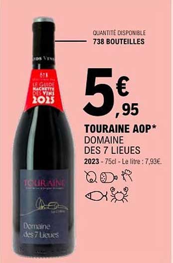 TOURAINE AOP* DOMAINE DES 7 LIEUES