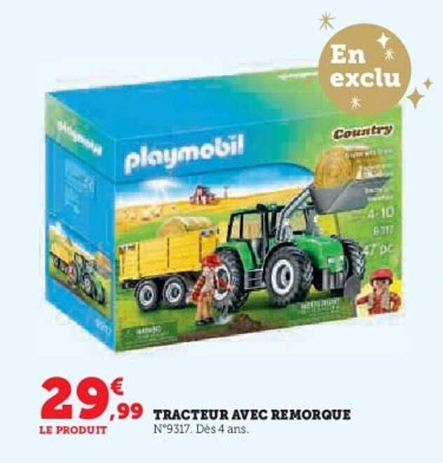 TRACTEUR AVEC REMORQUE