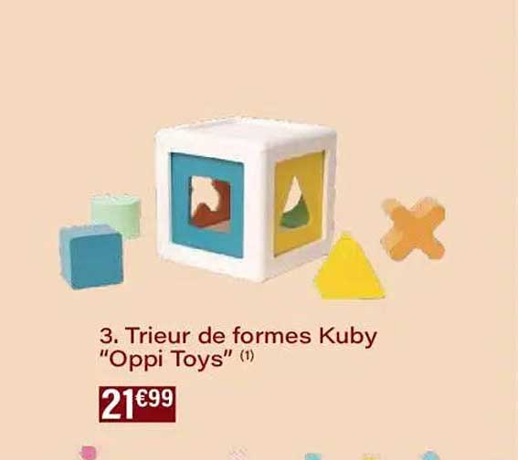 Trieur de formes Kuby "Oppi Toys"
