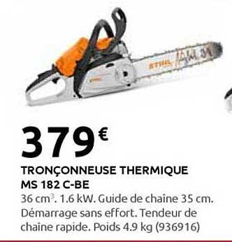 TRONÇONNEUSE THERMIQUE MS 182 C-BE