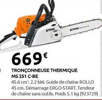 TRONCONNEUSE THERMIQUE MS 251 C-BE