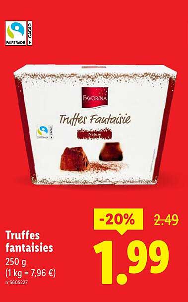 Truffes fantaisies