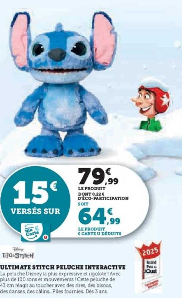 ULTIMATE STITCH PELUCHE INTERACTIVE