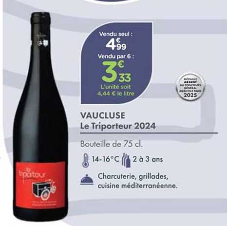VAUCLUSE Le Triporteur 2024