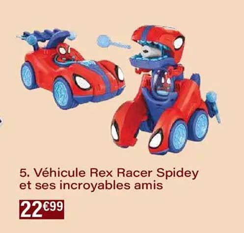 Véhicule Rex Racer Spidey et ses incroyables amis