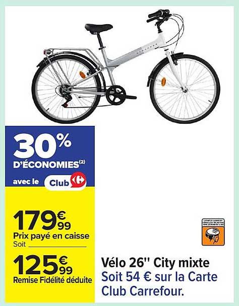 Vélo 26'' City mixte