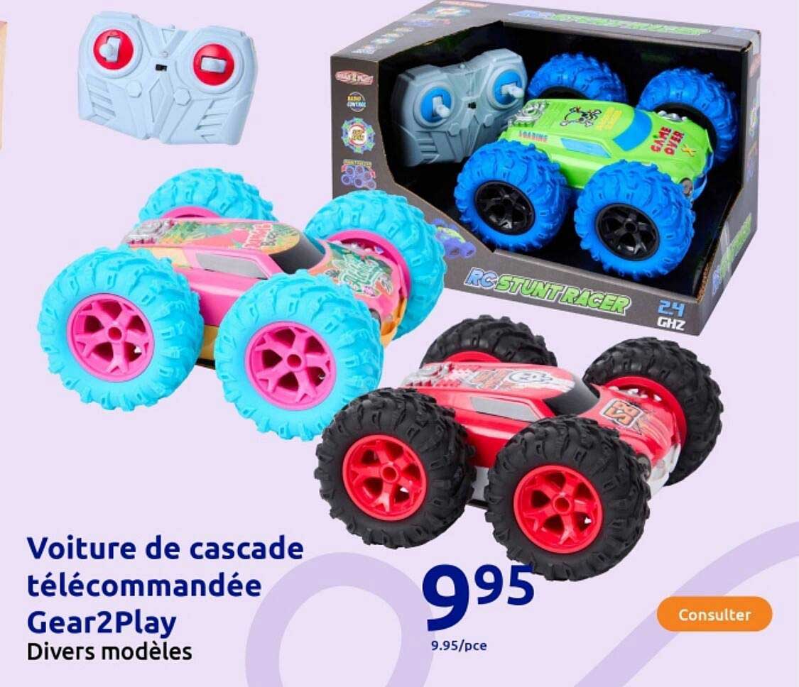 Voiture de cascade télécommandée Gear2Play