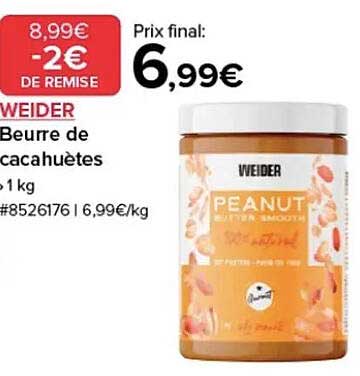 Weider Beurre de cacahuètes