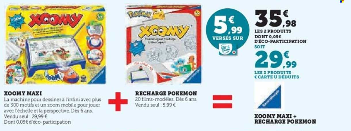 Xoomy Maxi + Recharge Pokémon