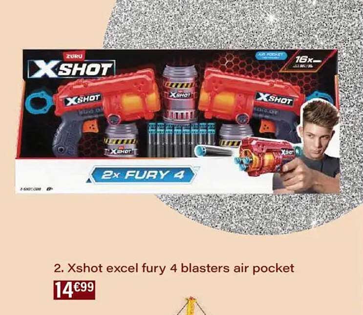 Xshot excel fury 4 blasters air pocket