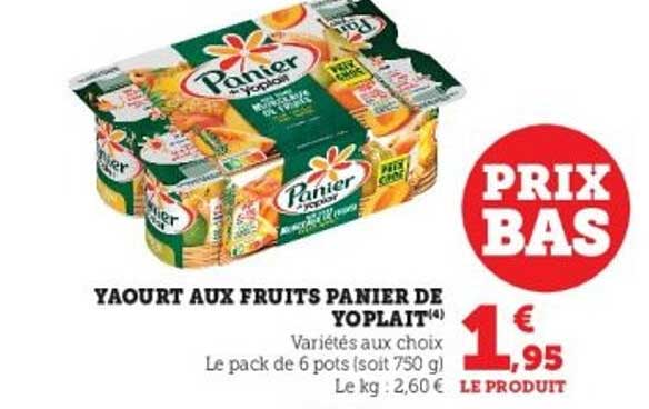 YAOURT AUX FRUITS PANIER DE YOPLAIT