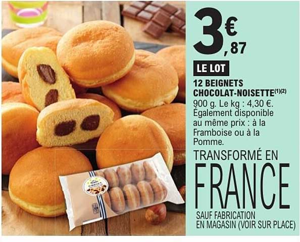 12 BEIGNETS CHOCOLAT-NOISETTE