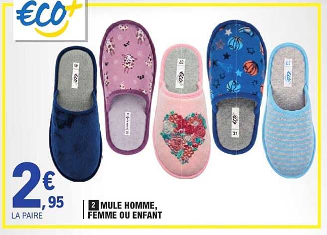 2 MULE HOMME, FEMME OU ENFANT