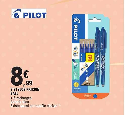 2 STYLOS FRIXION BALL