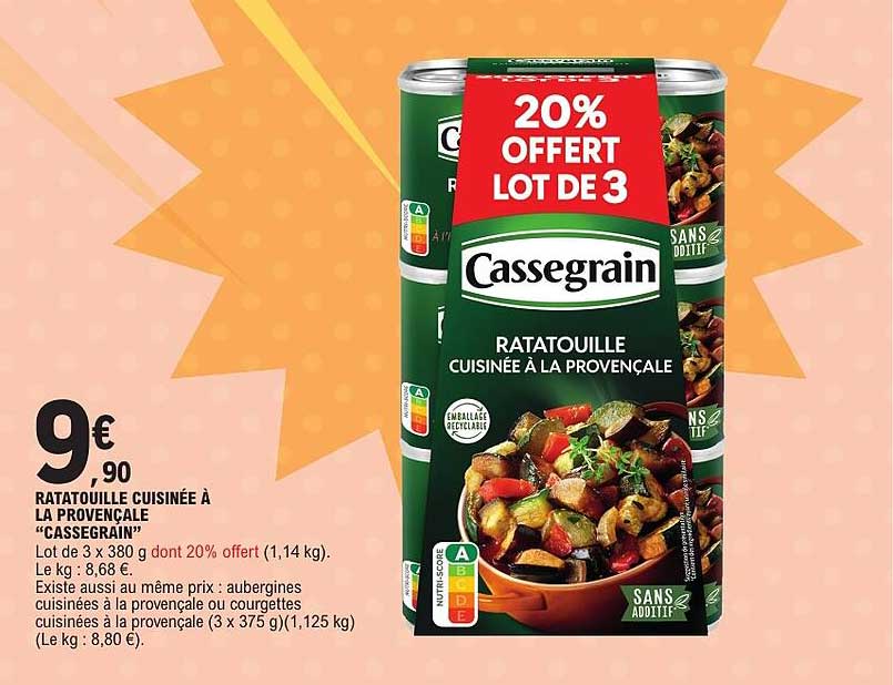 20% OFFERT LOT DE 3