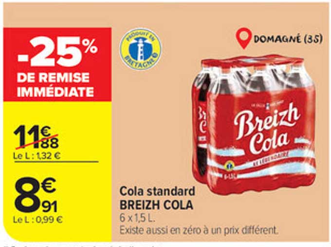 -25% DE REMISE IMMÉDIATE