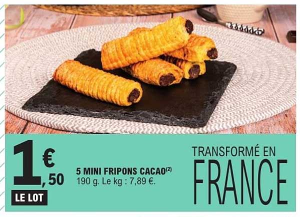 5 MINI FRIPONS CACAO