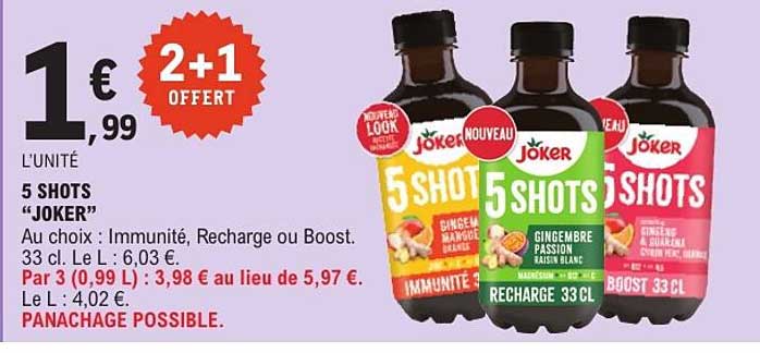 5 SHOTS “JOKER”