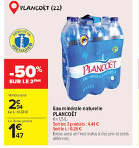 -50% SUR LE 2ÈME