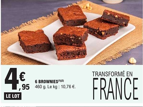 6 BROWNIES(1)(2)