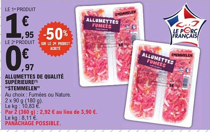 ALLUMETTES DE QUALITÉ SUPÉRIEURE(1) "STEMMLEEN"