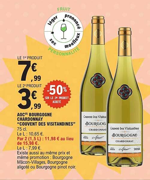 AOC Bourgogne Chardonnay "Couvent des Visitandines"