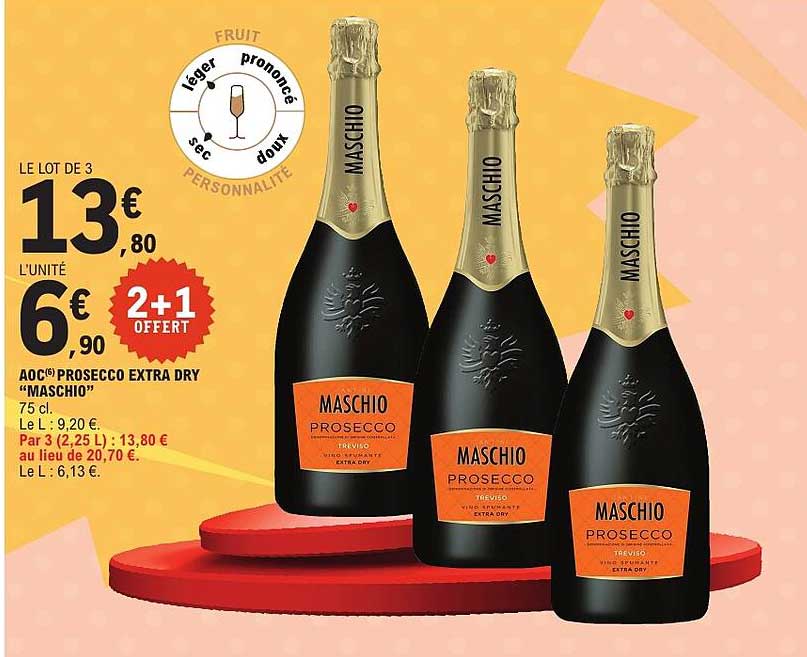 AOC(*) PROSECCO EXTRA DRY “MASCHIO”