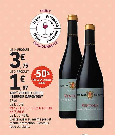 AOP VENTOUX ROUGE “TERROIR DARONTON”