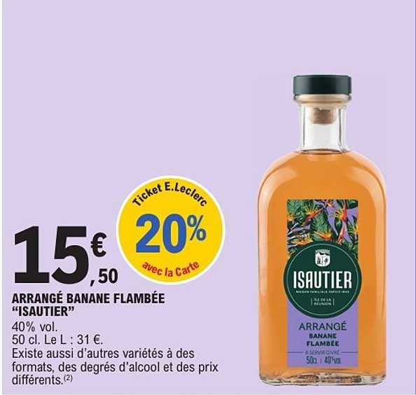ARRANGÉ BANANE FLAMBÉE “ISAUTIER”