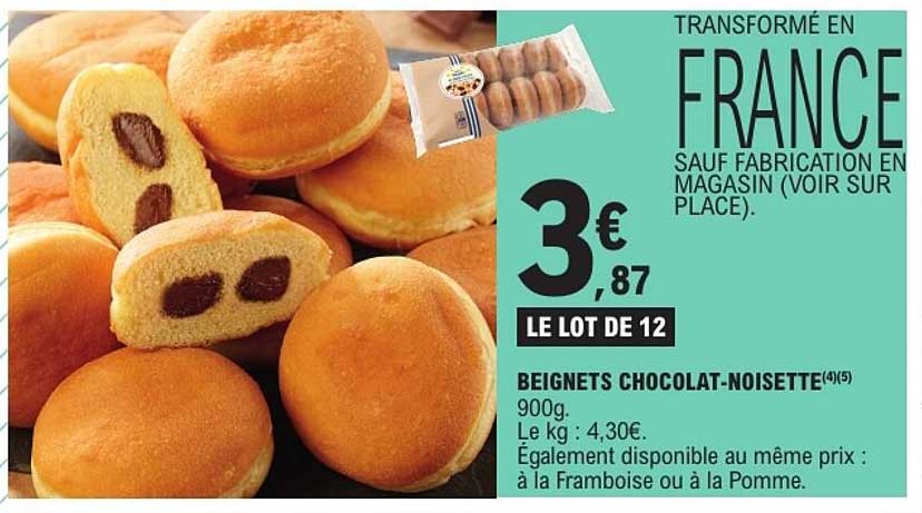 BEIGNETS CHOCOLAT-NOISETTE