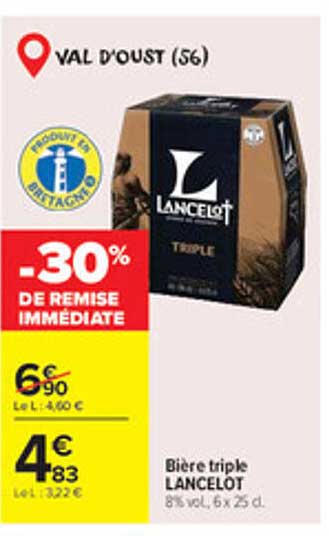 Bière triple LANCELOT