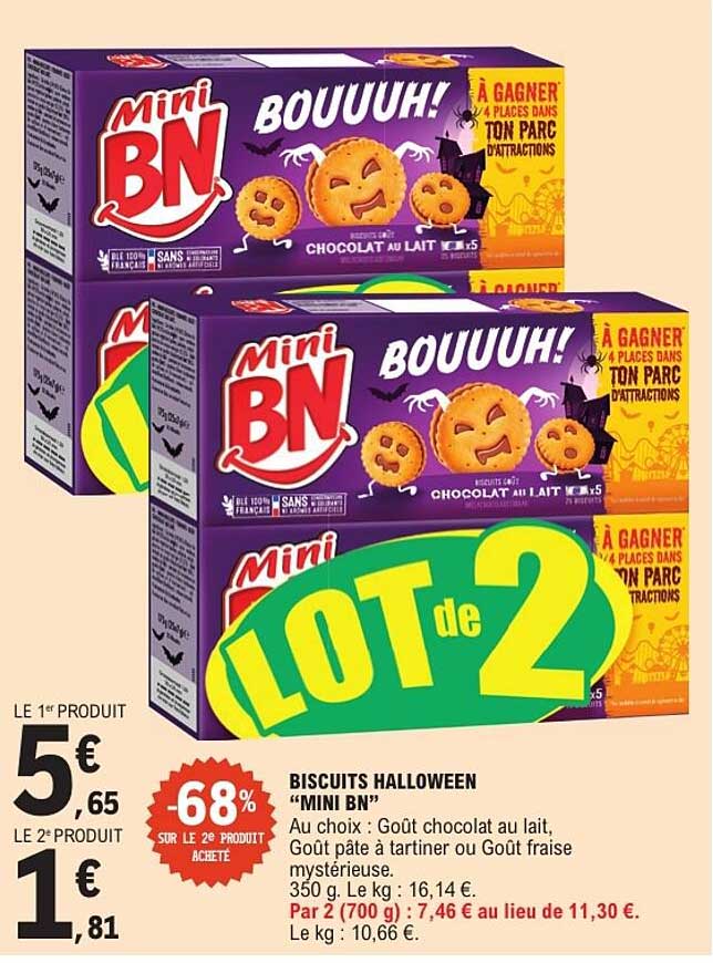 BISCUITS HALLOWEEN "MINI BN"