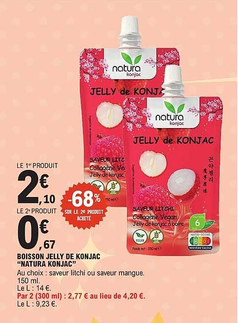 BOISSON JELLY DE KONJAC “NATURA KONJAC”