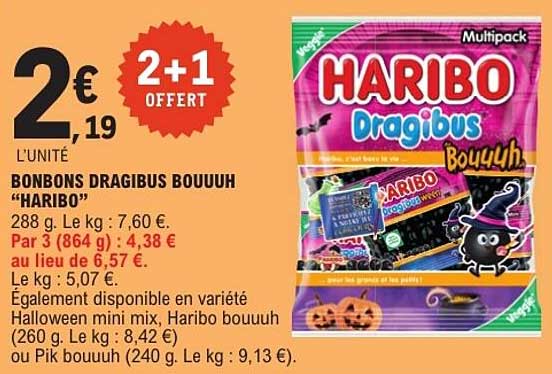 BONBONS DRAGIBUS BOUUUH "HARIBO"