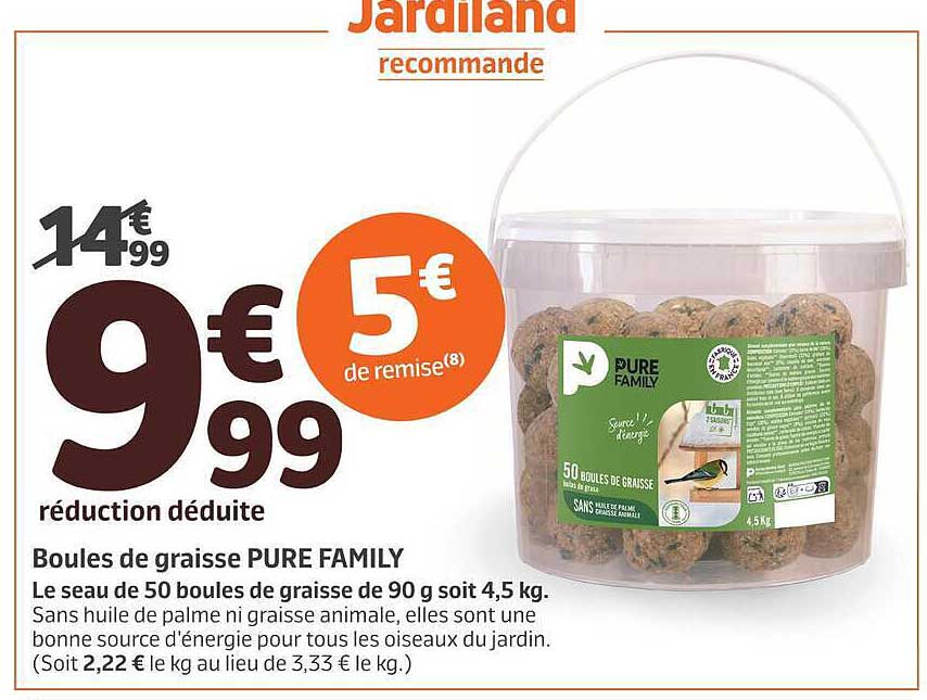 Boules de graisse PURE FAMILY