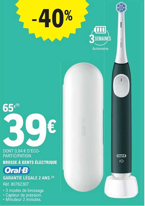 BROSSE À DENTS ÉLECTRIQUE Oral-B