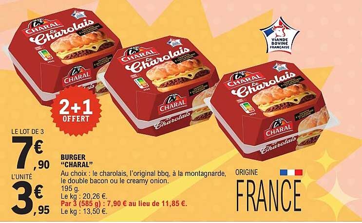 BURGER “CHARAL”